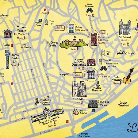 アパートホテル Dalma Old Town - Castelo